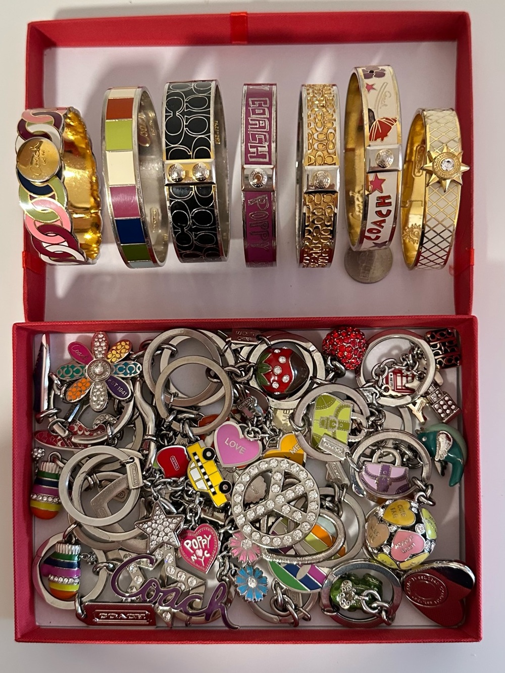 Coach Bangles & charms